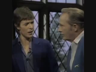 David bowie and bing crosby from bing crosbys merrie olde christmas 1977