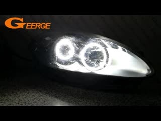 For fiat croma facelift 2008 2009 2010 2011 excellent ultra bright illumination smd led angel eyes kit drl