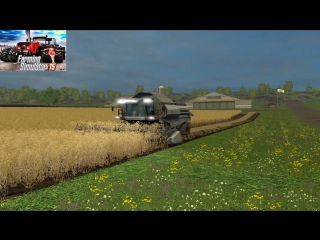 Farming simulator 15 вектор 410 уборка пшеницы