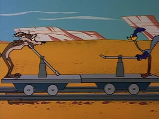 Roadrunner and wil e coyote rushing roulette (1965)