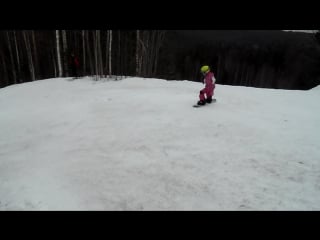 Юная участница соревнований