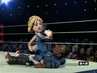 Ol dirty bastard vs leann rimes (3 й сезон) (january 14, 2001) celebrity deathmatch