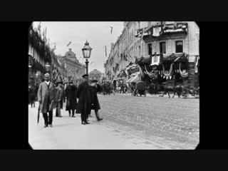 May 1896 tverskaya street in moscow, russia mp4
