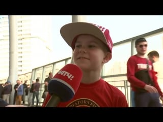 Молодой болельщик спартака