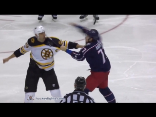 Zdeno chara vs josh anderson oct