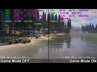 Win 10 game mode on vs off test in 8 games (2)
