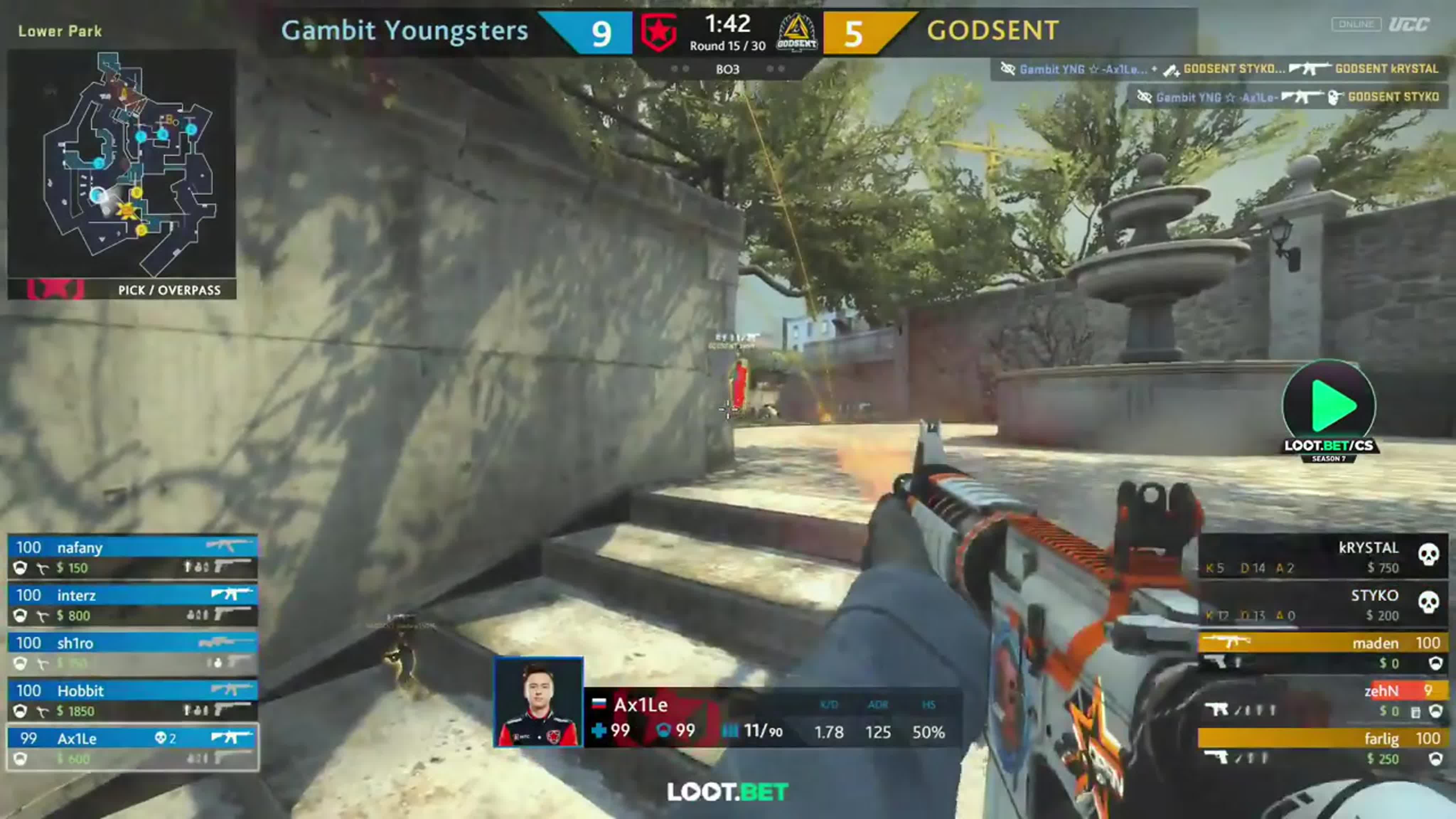 Ax1le 3k vs godsent @ loot bet season 7 - BEST XXX TUBE