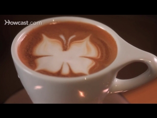 How to etch a butterfly latte art