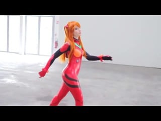 Neon genesis evangelion asuka langley plugsuit cosplay nikita