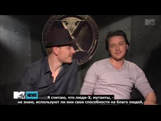 James mcavoy, michael fassbender x men don't feel like superheros