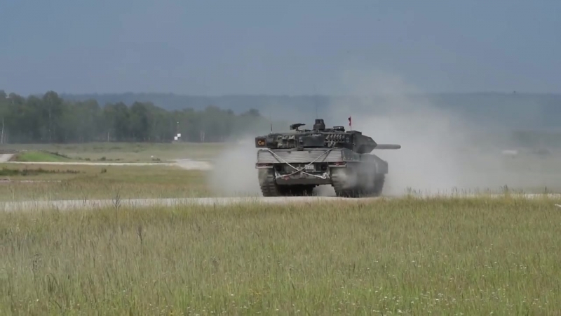 German leopard 2a6 tank crews score at tank challenge 2018