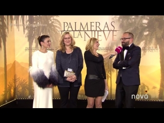 Mario casas, adriana ugarte o macarena garcía pasean emocionados por la alfombra roja de la premiere de 'palmeras en la nieve'