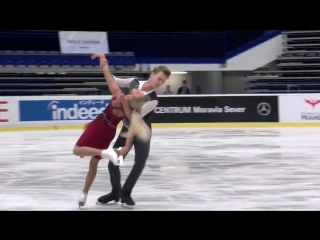 Davis diana / smolkin gleb (rus) | ice dance rhythm dance | ostrava 2018