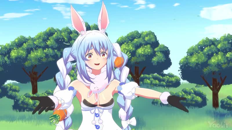 Usada pekora 3d anime animation「兎田ぺこら3dアニメーション」