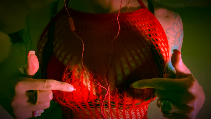 Asmr bra and stockingdress scratching twang, snap,