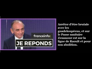 Éric zemmour invité chez franceinfo