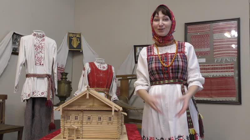 Макет русской избы