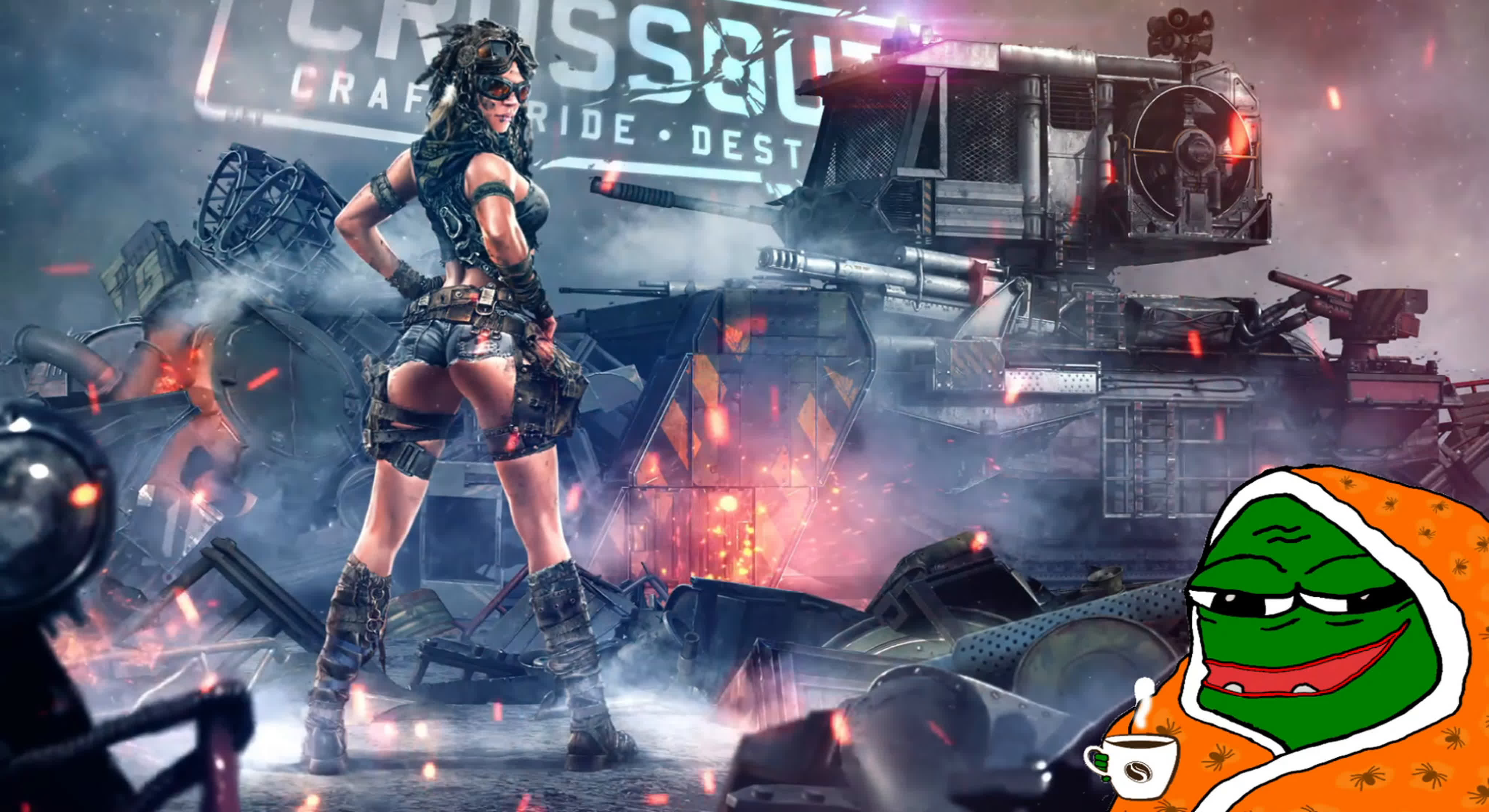 Crossout \ кроссаут ► stream ► рандом \ 3 иглобрюха на 8к