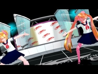 [mmd yandere simulator] luvoratorrrrry [osana chan and rival chani]