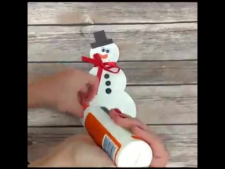 Забавный снеговичок!