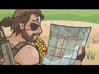 Metal gear solid 5 fulton pain (game parody) rus