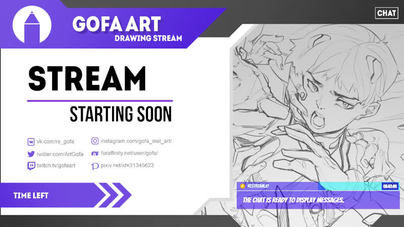 Чекаем новое оформление стрима!