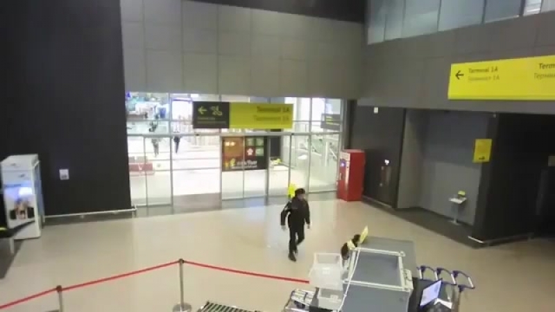 Заезд пьяного лихача по аэропорту казани