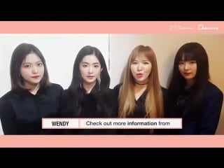 [clipofficial] 180328 #redvelvet #레드벨벳 invitation for fanmeet in chicago this 429 cdt @ rosemont theatre