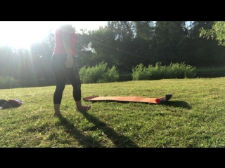 Йога в финском парке