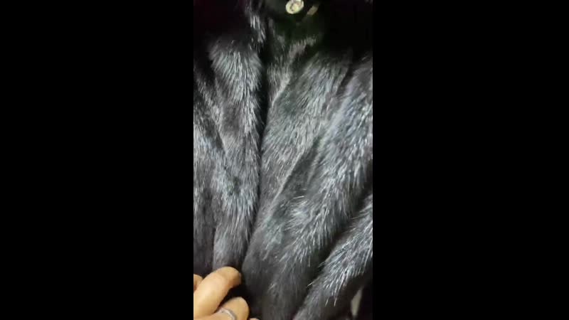 Шубка из меха норки 90 см с капюшоном 42,44,46,48,50 59000 руб