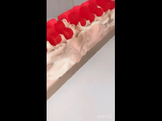 Чёрная малина и ваниль❤️ нарезка мыла с нуля