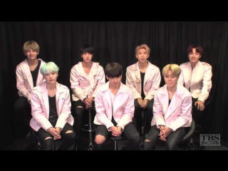`video message` bts first japanese dome concert broadcast