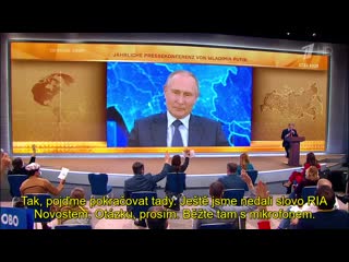 Tři úryy z tiskové konference vladimira putina ze dne 17 12 2020 titulky cz