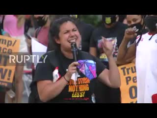 Usa military vehicles secure the streets as protesters gather outside white house