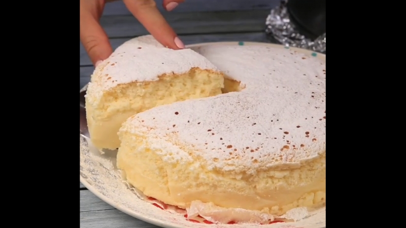 Воздушный японский чизкейк