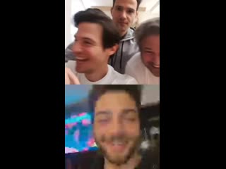 Instagram live gianluca ginoble by @guido distefano 01/04/20