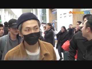 방탄소년단 (bts), 글로벌한 멋짐 [뉴스엔tv] @incheonairport 190212