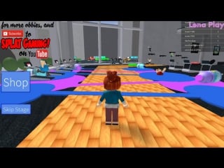 Роблокс roblox games lets play 2017 lena play become fit obby!