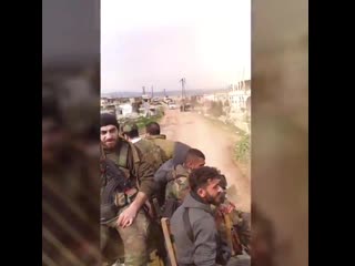 Syria first regiment special task of the 5th legion has sent reinforcements from jableh to idlib