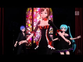 ☾☽ vocaloid вокалоид [ps4 project diva ft] acute [kaito & miku & meiko]
