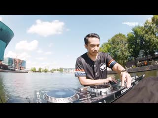 Laidback luke dj set inhouse, canals of amsterdam