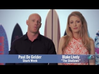 Discovery / blake lively and paul de gelder in helping protect our oceans