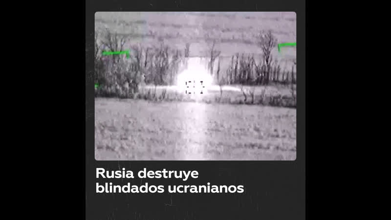 Rusia destruye blindados ucranianos con un misil guiado