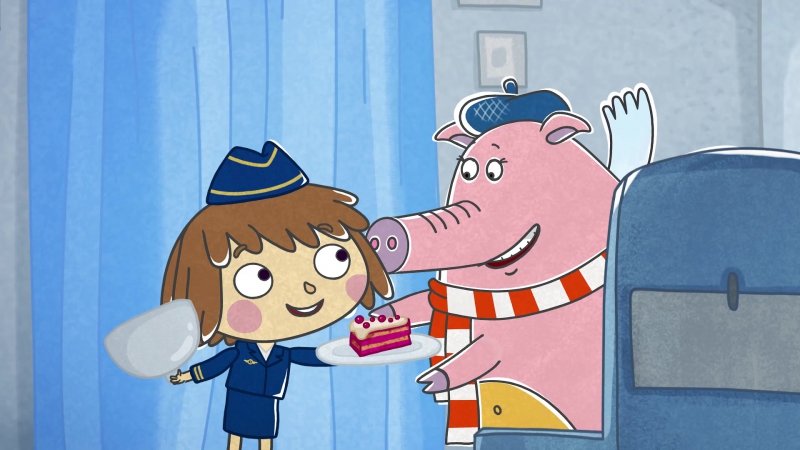 Малыши и летающие звери на высоте (55) мультики для детей