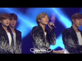 15 02 2015 fancam u kiss (focus kevin) playground @ kbs hall