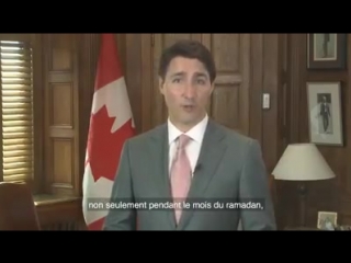 Le premier ministre canadien souhaite une