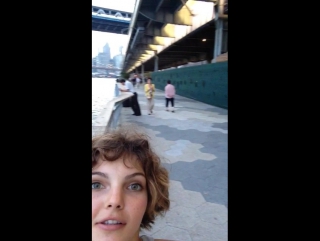 Camren bicondova, taking some pics with my friend rich clark