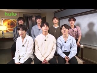 180706 bts message @ hulu japan