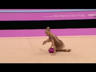 Yana kudryavtseva wins individual all around gold gymnastics rhythmic baku 2015 european games