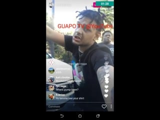 Smokepurpp gets first face tat + speaks supreme or bape؟؟؟